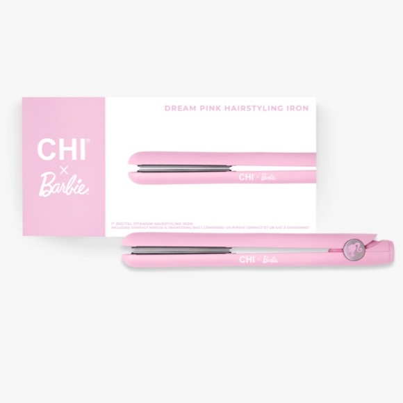 CHI x Barbie Dream Pink 1'' Titanium Hairstyling Iron - Picture 9 of 10